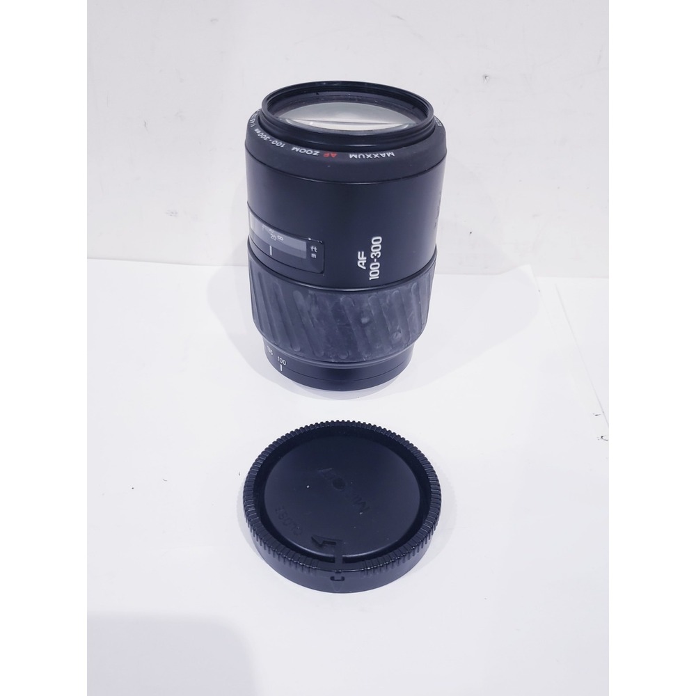 Minolta Maxxum AF Zoom 100-300 mm 1:4.5 (32)- 5.6 - Clean and Works